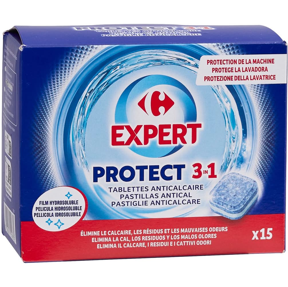 Carrefour Expert - Tablettes anticalcaire 3 en 1 (15)