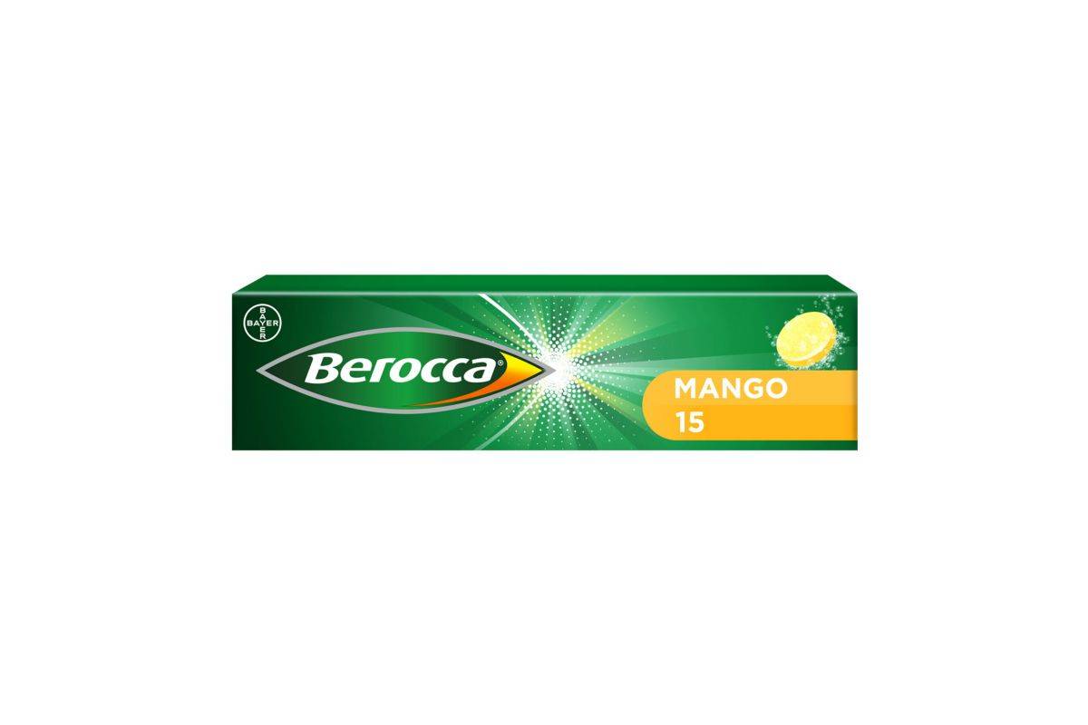 Berocca Mango Energy Vitamin 15 Tablets