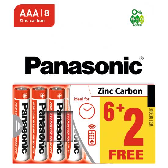 Panasonic Zinc Carbon Aaa Batteries