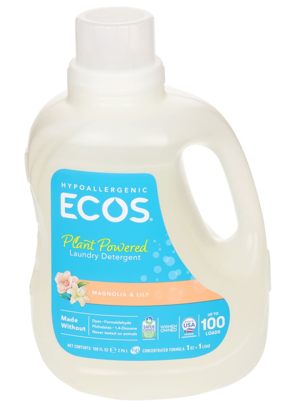 ECOS Plant Powered Magnolia & Lily Laundry Detergent (100 fl oz)