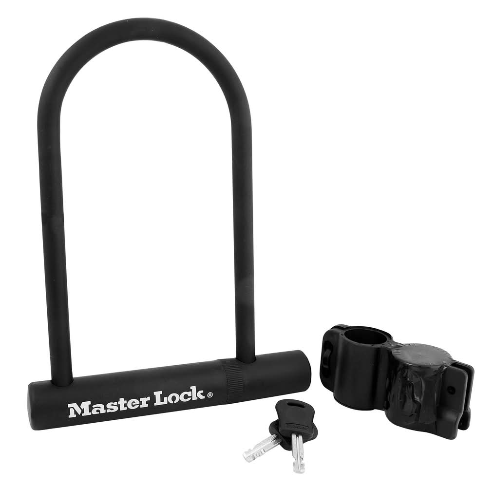 Master Lock Heavy Duty Outdoor Keyed U-lock, 6-1/8-in Wide x 8-in Shackle