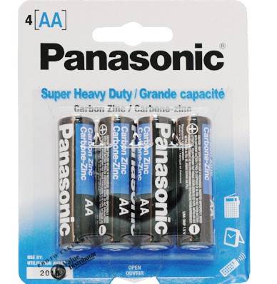 Panasonic - Super Heavy Duty AA Battery- 48/4 Pk