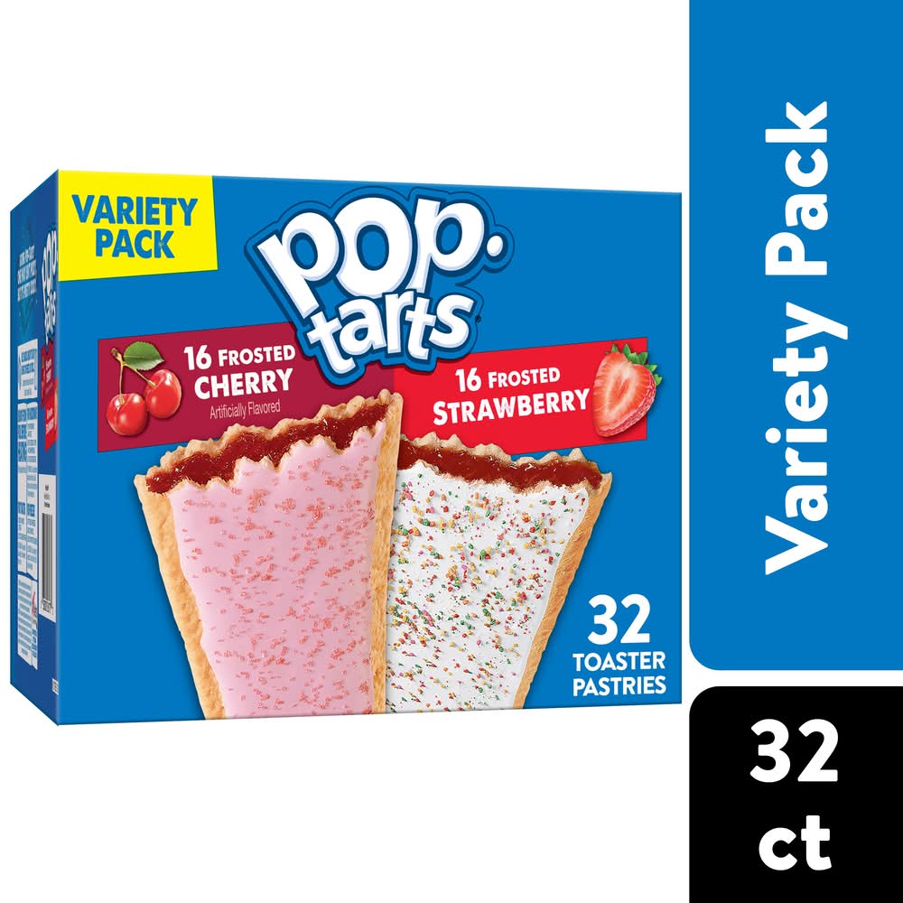 Pop-Tarts Variety pack Frosted Toaster Pastries (54.1 oz, 32 ct)