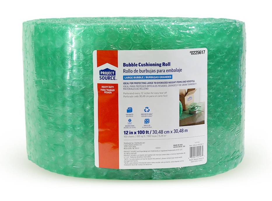 Duck Bubble Wrap Cushioning, 12 in x 100 ft