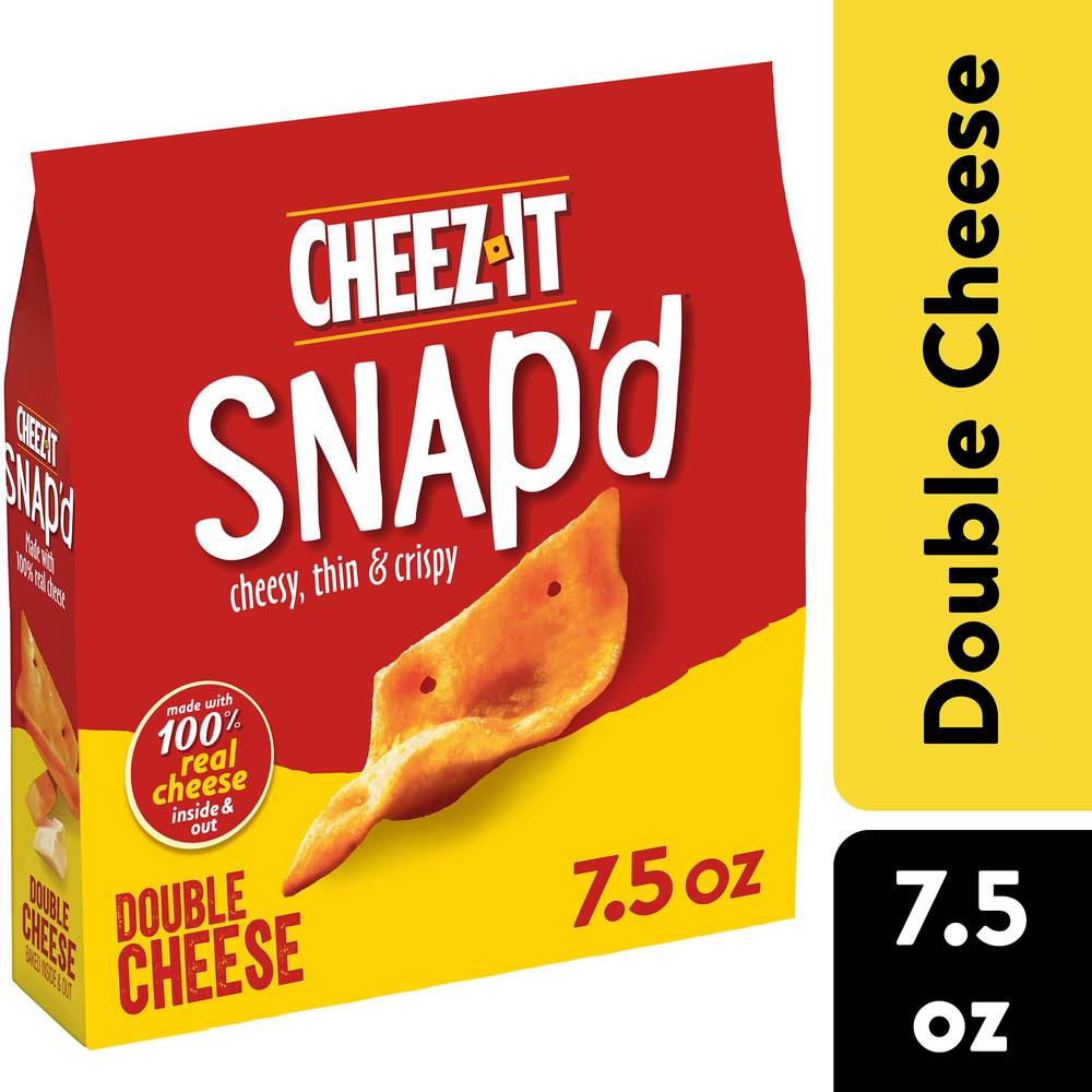 Cheez-It Snap'd Double Cheese Baked Snacks (7.5 oz)