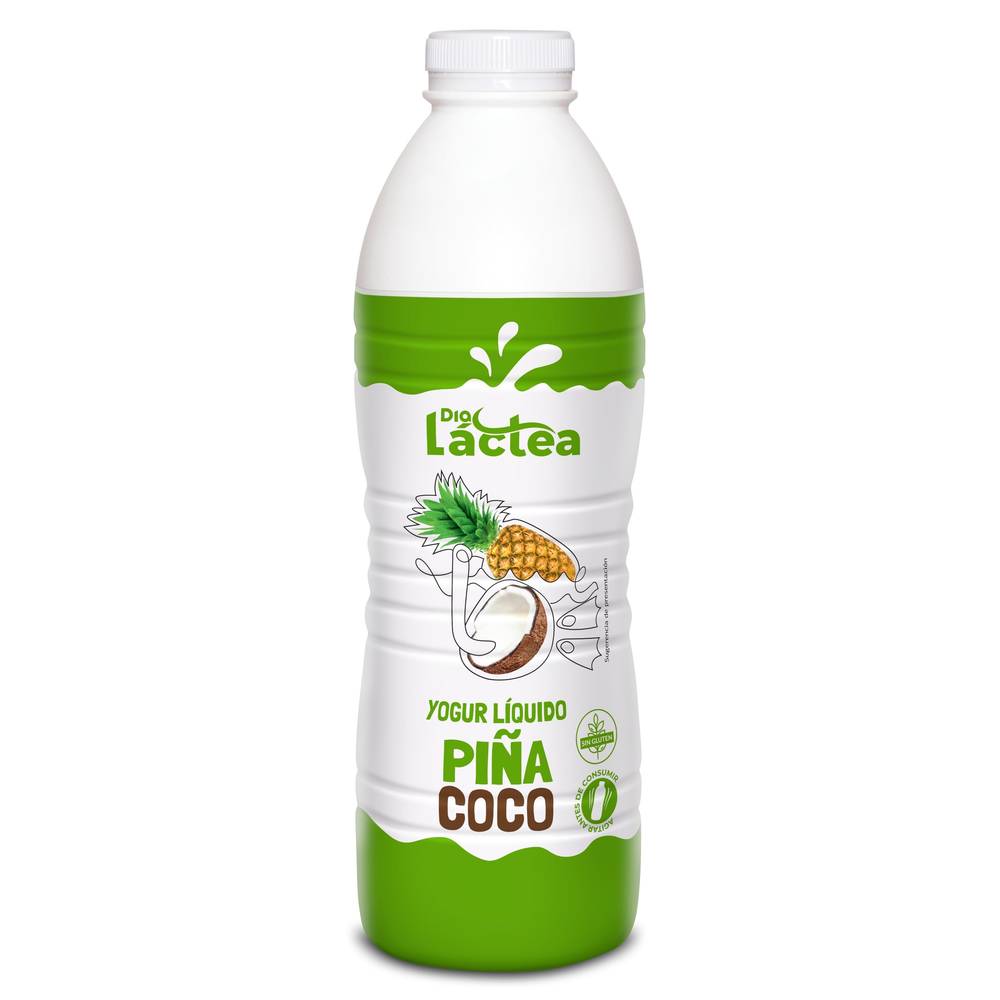 Yogur Líquido Sabor Piña Y Coco Dia Láctea Botella 1 Kg