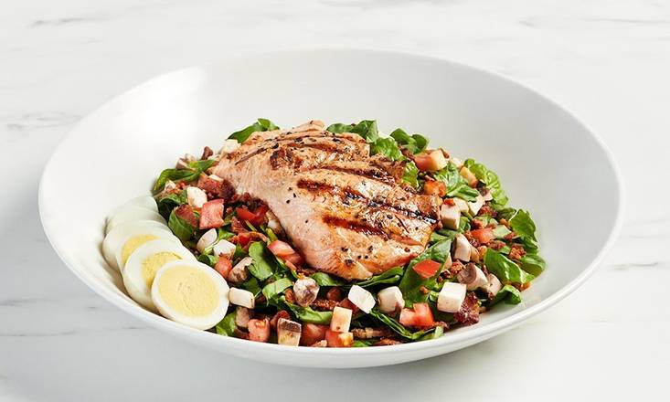 Spinach and Salmon Salad*