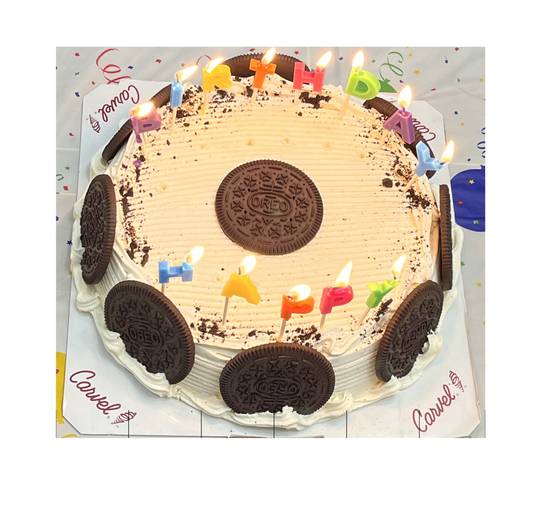 Oreo Cookie and Cream Birthday Celebration Cake