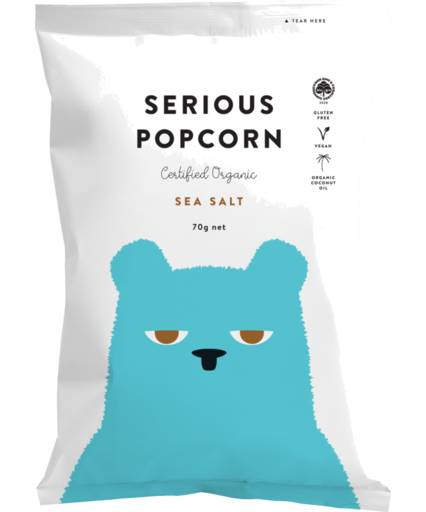 Serious Food Co . Popcorn Sea Salt (70g)