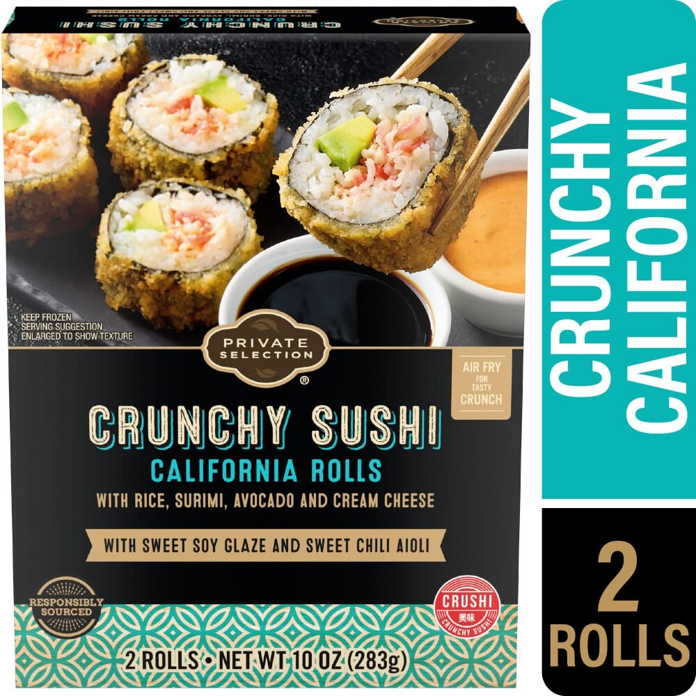 Private Selection Crunchy Sushi, California Rolls (10 oz, 2 ct)
