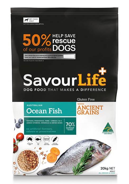 Deals on SavourLife Ancient Grains Ocean Fish Adult Dog Food