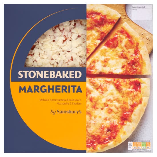 Sainsbury's Stonebaked Margherita Hand Stretched Pizza (265g)