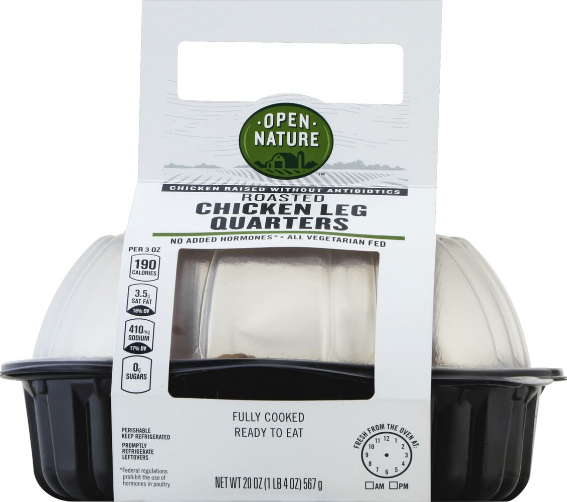 Open Nature Roasted Chicken Quarters (20 oz)
