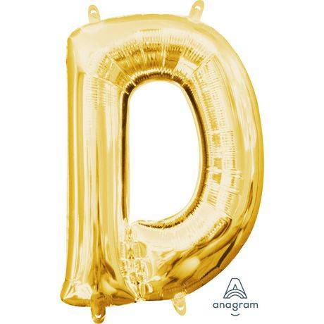 Anagram Gold Letter D Balloon