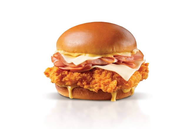 Hand-Breaded Chicken Cordon Bleu Sandwich