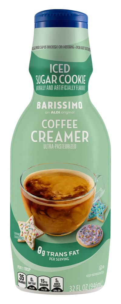 Barissimo Coffee Creamer, Iced Sugar Cookie (32 fl oz)