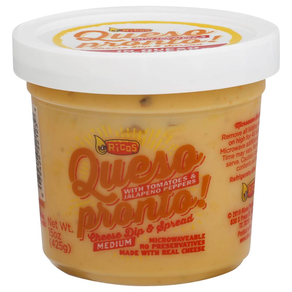 Ricos Medium Cheese Dip & Spread (15 oz)