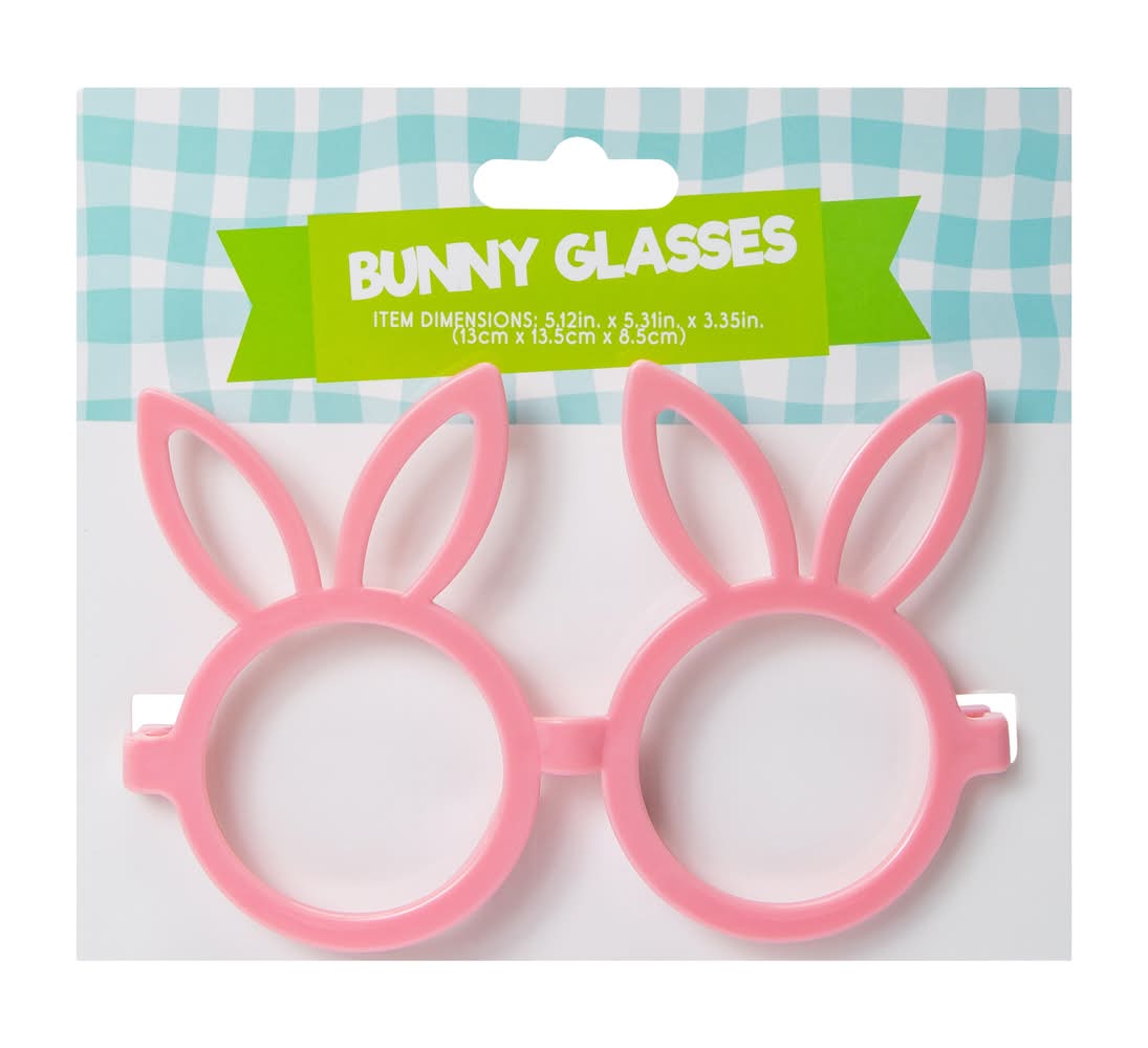 Easter Bunny Glasses Pink