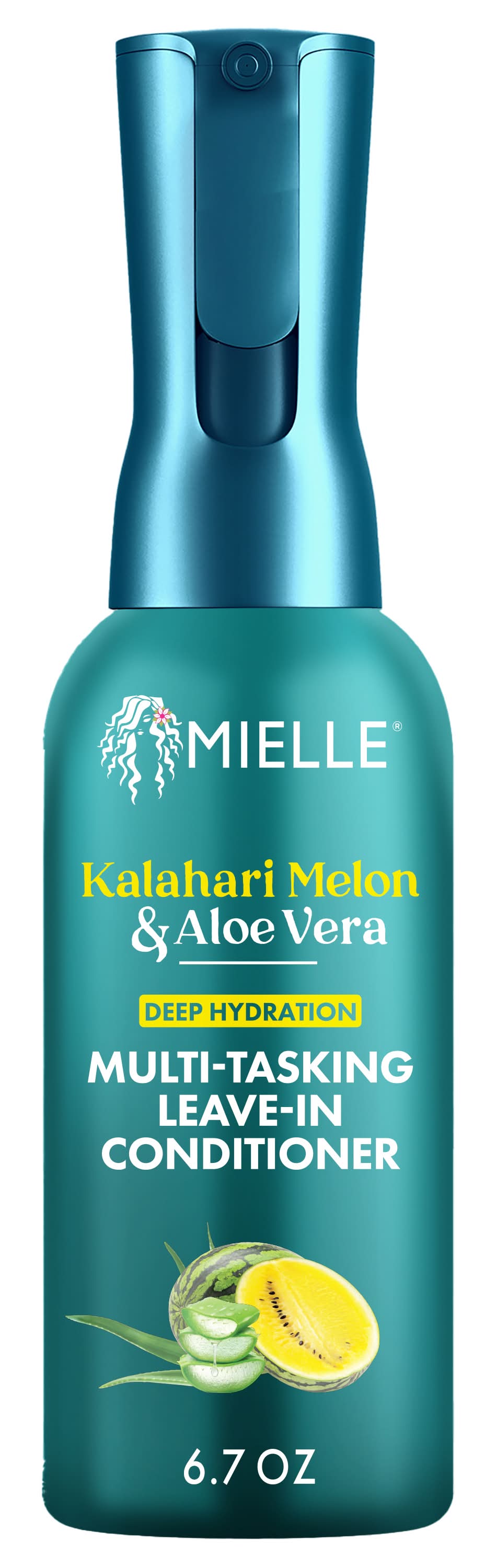 Mielle Multi-Tasking Leave-In Conditioner, Kalahari Melon-Aloe Vera (6.7 fl oz)