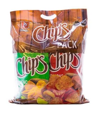 Barcel · Pack de chips de papa, surtidos (4 x 170 g)