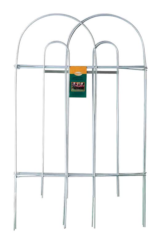 Panacea 8 Ft. L X 32 In. H Pvc White Garden Fence