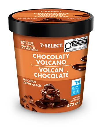 7-Select Ice Cream, Chocolaty Volcano (473 ml)