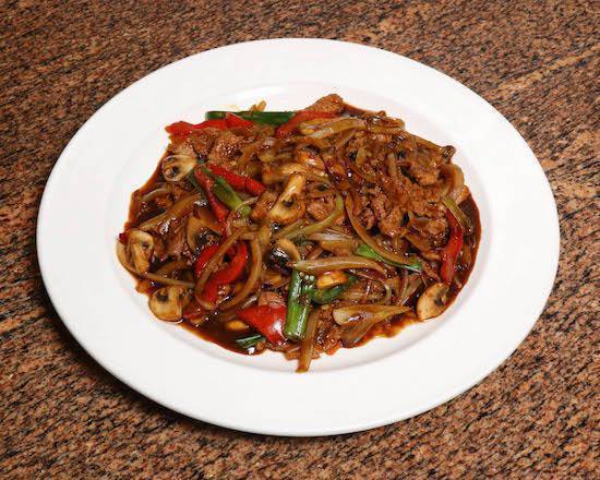 Sizzling Beef with Black Bean Sauce