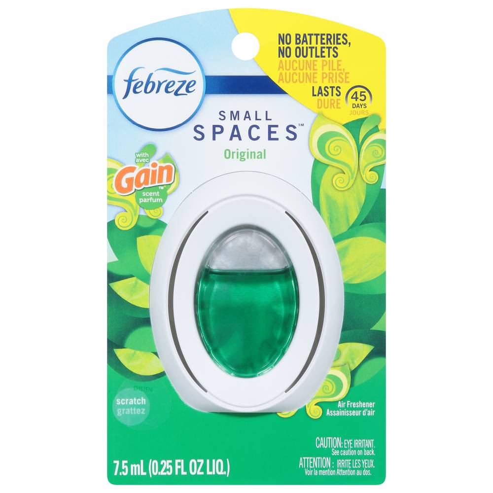 Febreze Small Spaces Air Freshener, Gain Original Scent (0.25 fl oz)