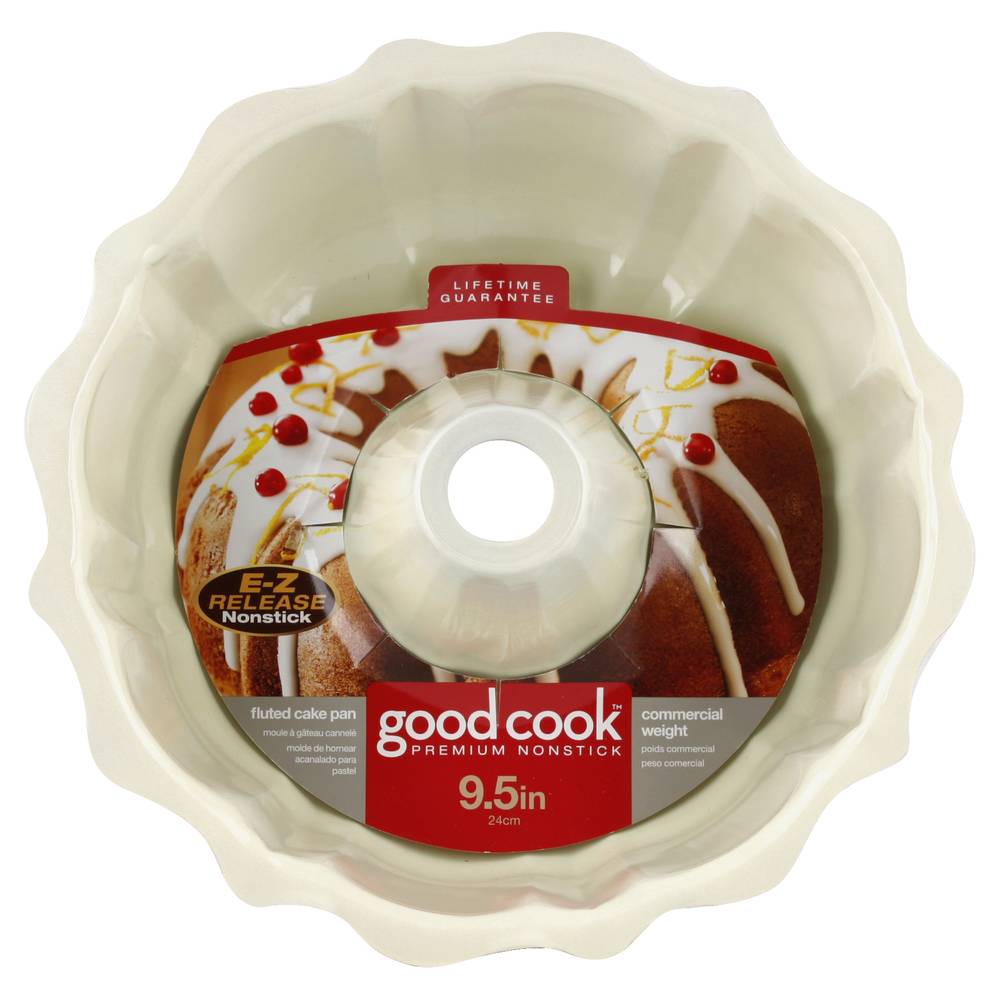 GoodCook 9.5 in Premium Non-Stick Fluted Cake Pan (1 pan)