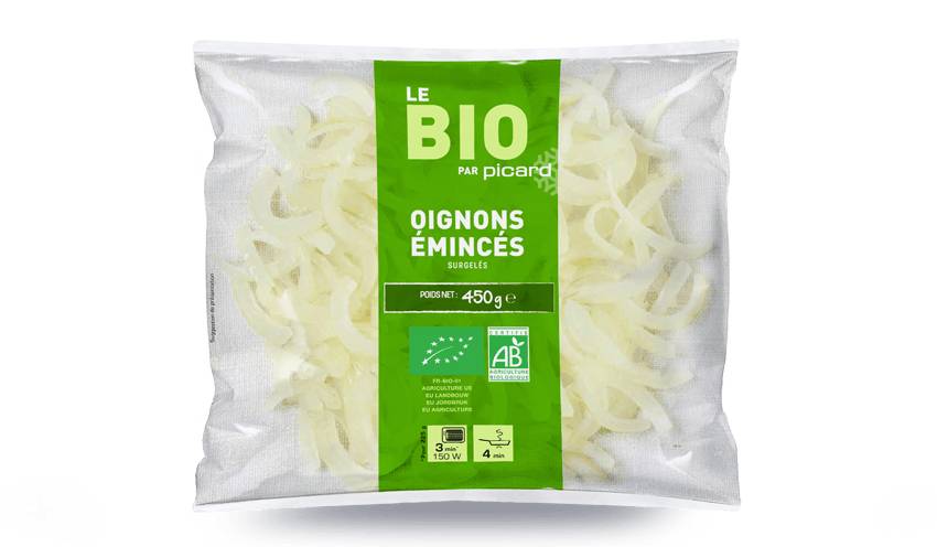 Oignons émincés bio