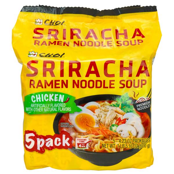 Huy Fong Sriracha Ramen Noodle Soup, Chicken (600 g)