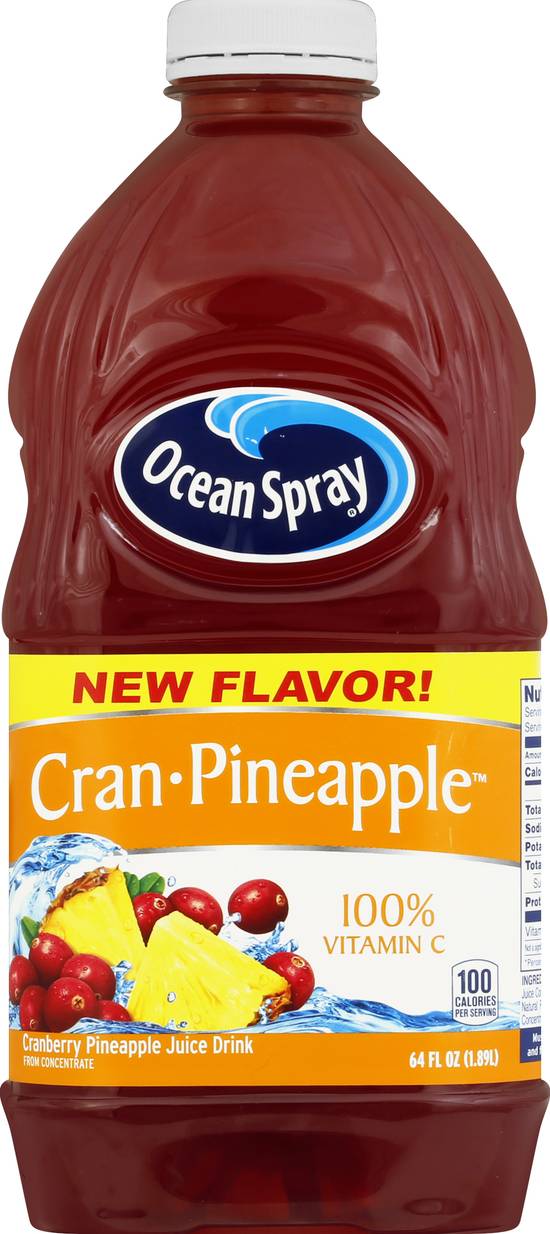 Ocean Spray Cran-Pineapple New Flavor Juice (64 fl oz)