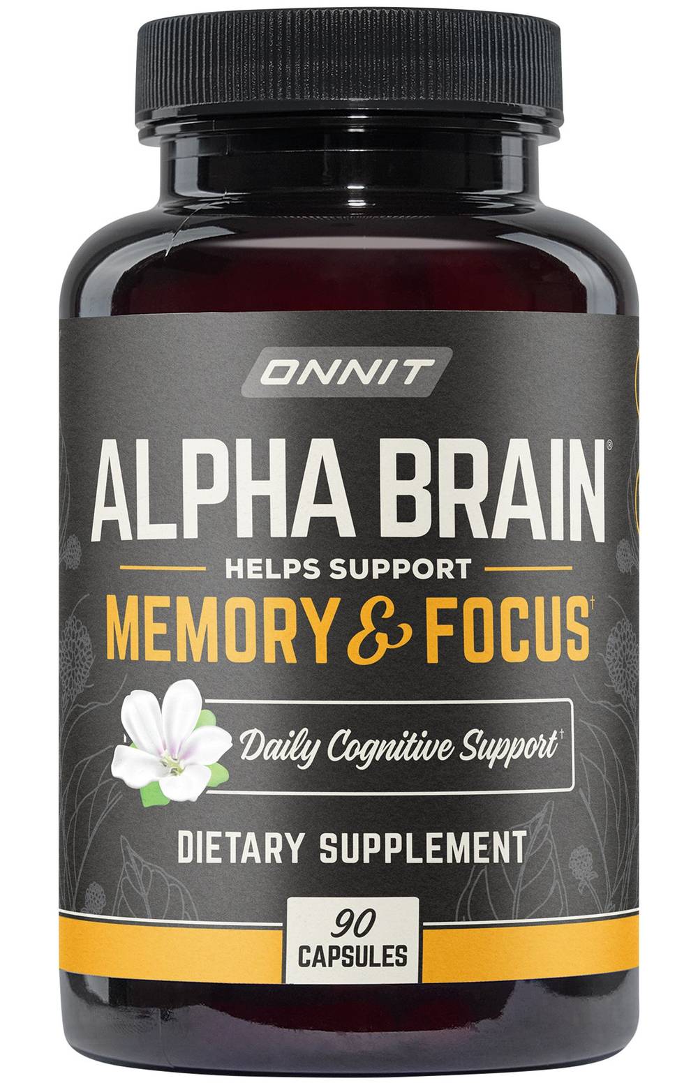Onnit Alpha Brain Premium Nootropic Capsules (90 ct)