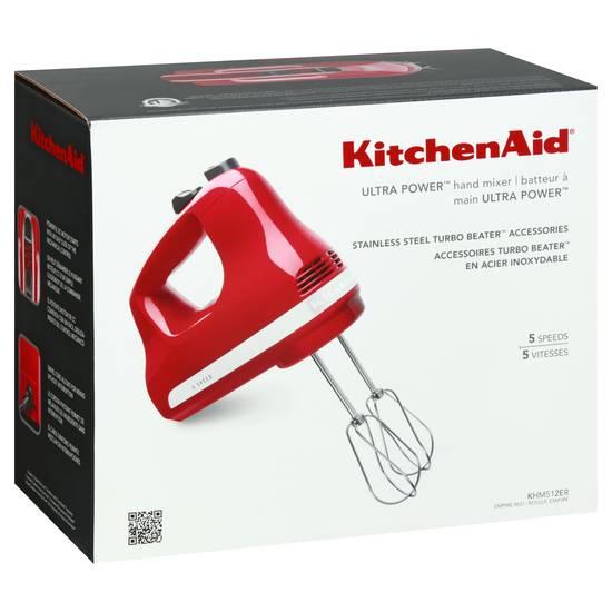 Kitchenaid Ultra Power Empire Red 5 Speed Hand Mixer