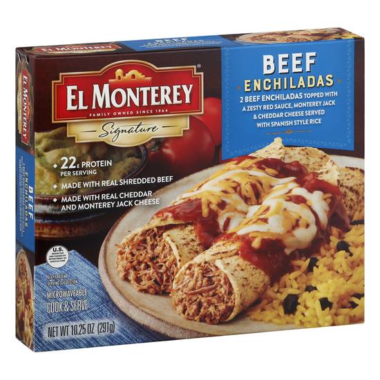 El Monterey Signature Frozen Entree Beef Enchiladas (2 ct)