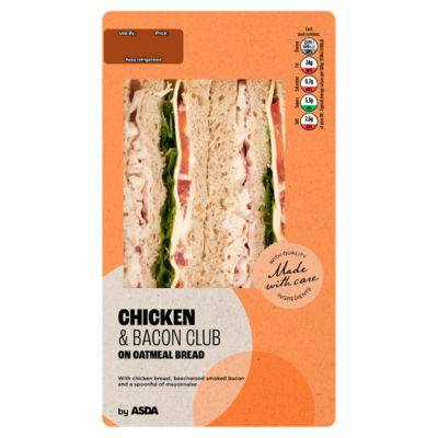 ASDA Asda Chicken & Bacon Club On Oatmeal Bread