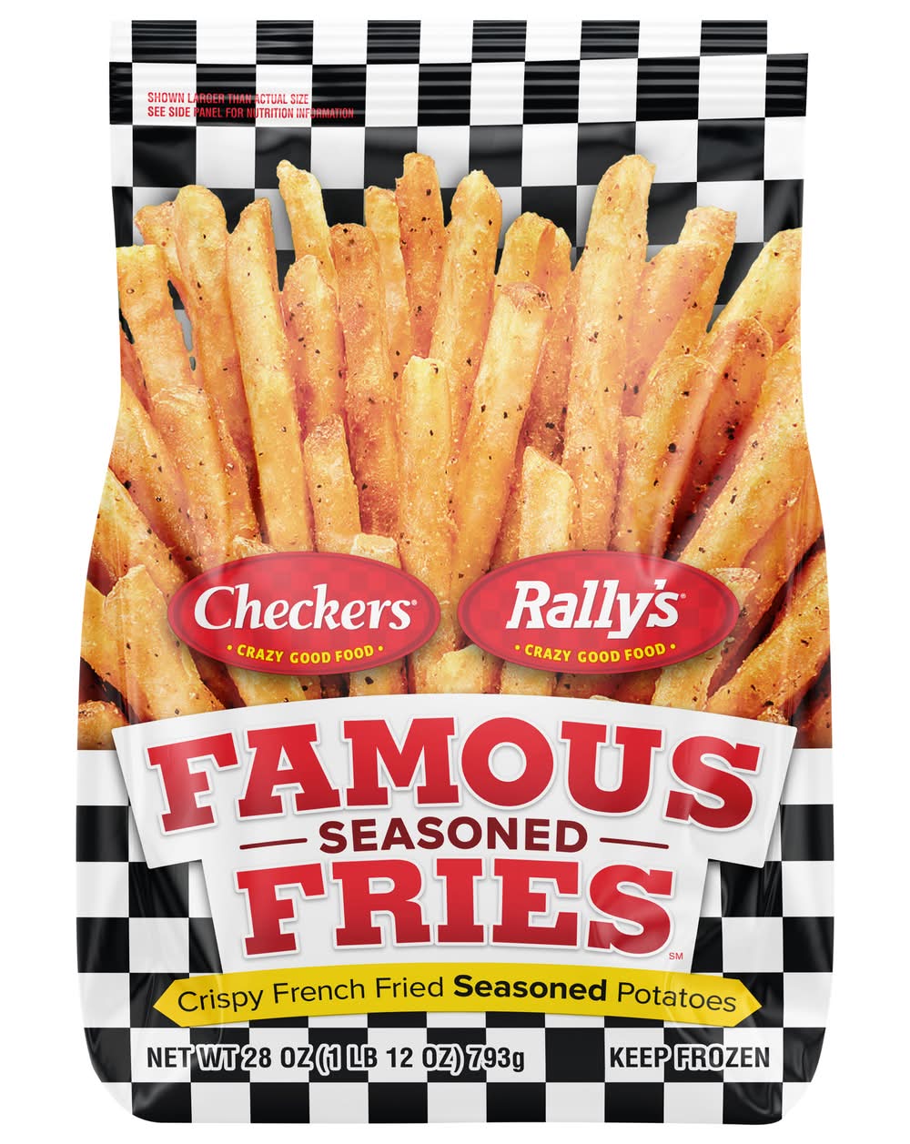 Checkers and Rally's Famous Seasoned Crispy French Fries (28 oz)