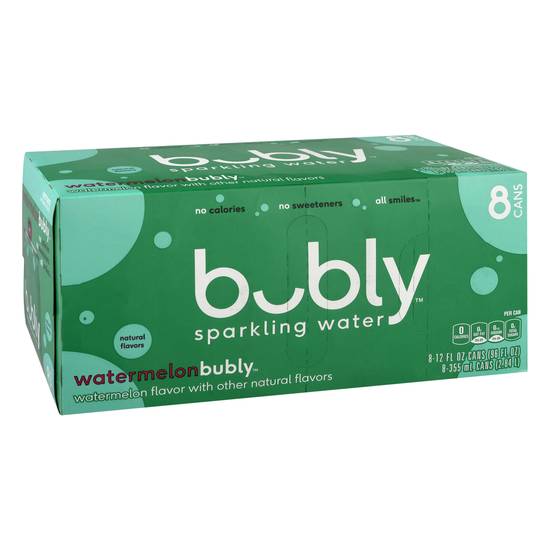 Bubly Sparkling Water (8 ct , 12 fl oz) (watermelon)