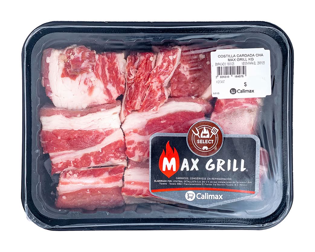 Max Grill costilla cargada de res (a granel)