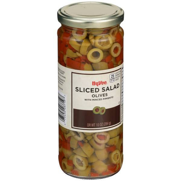 Hy-Vee Sliced Salad Olives With Minced Pimiento