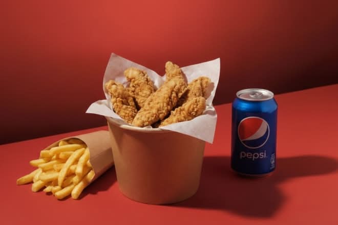 Bucket Solo (4 Tenders + 🍟+🥤)