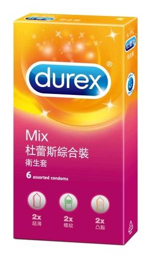 杜蕾斯綜合裝衛生套6入