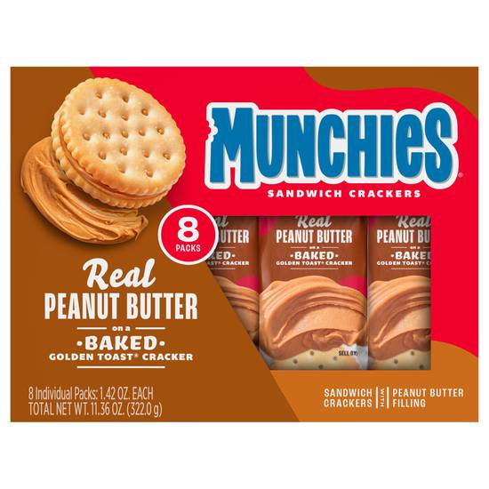 Munchies Sandwich Crackers (peanut butter)