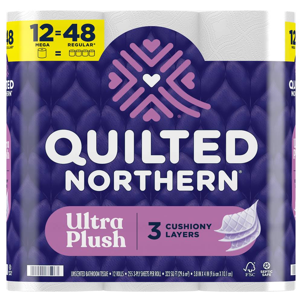 Quilted Northern Ultra Plush Toilet Paper Mega Rolls (12 ct)