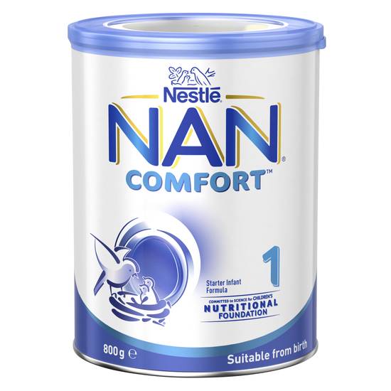 Nestle Nan Comfort 1 Starter Baby Infant Formula Powder From Birth 800g