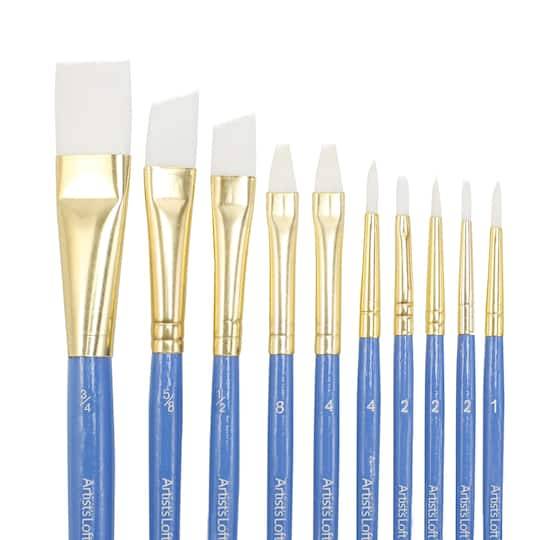 White Synthetic Brushes By Artist'S Loft Necessities