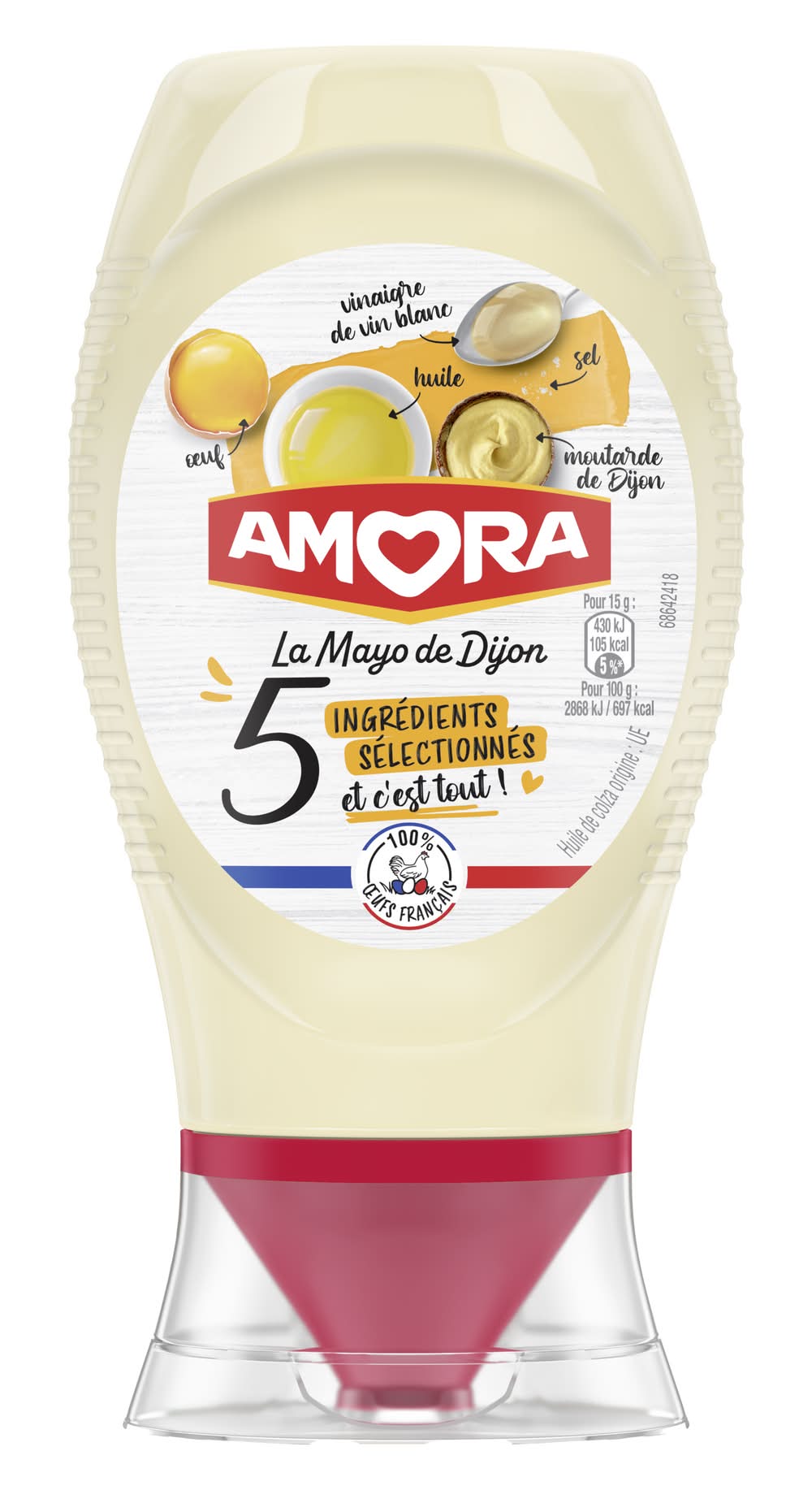 Amora - La mayonnaise de dijon (235g)