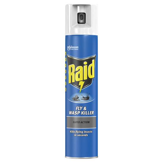 Raid Rapid Action Fly & Wasp Killer (300ml)