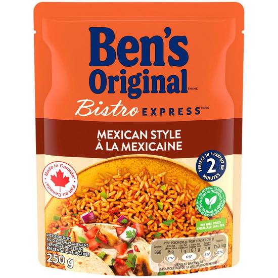 BEN'S ORIGINAL Riz micro-ondes express cantonais 2mn 250g