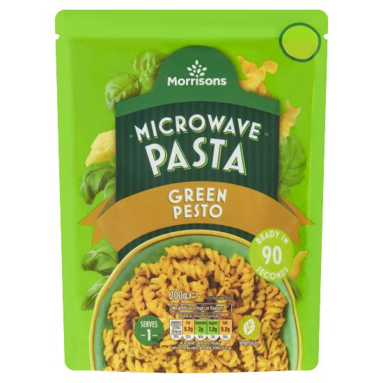 Morrisons Green, Microwave Pasta Pesto (200g)